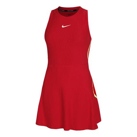 nike court dry kleid damen rot weiß|NikeCourt Slam Dri.